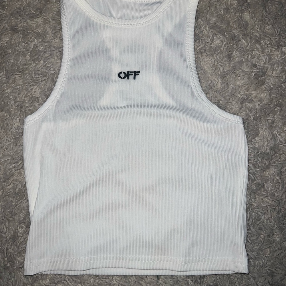 Off-White (DUPE) Crop Tank